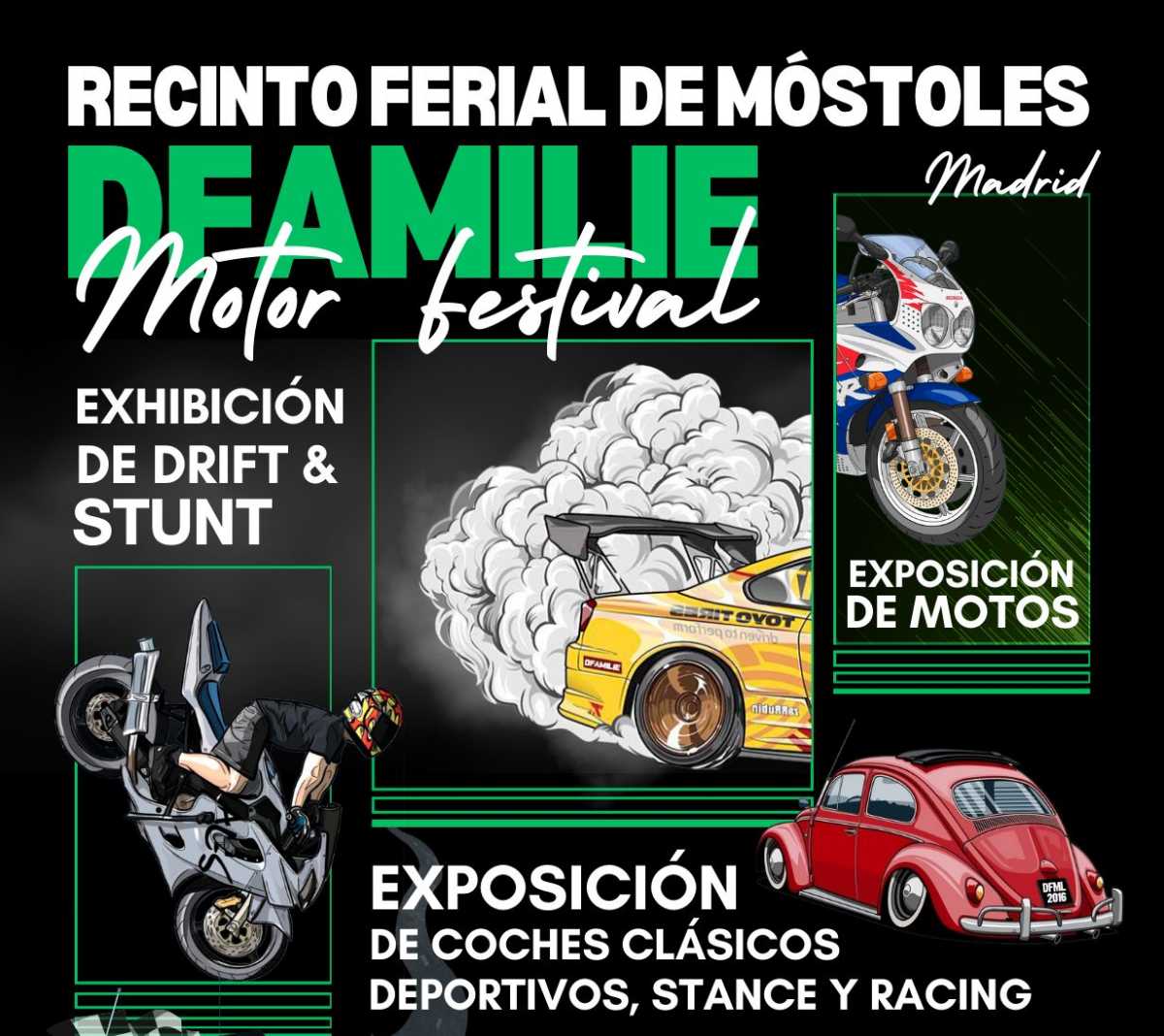 Familias y motor en el DFamilie Motor Festival de Móstoles