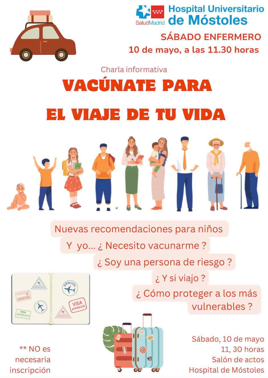‘Sábados enfermeros’ en Móstoles desde el 10 de mayo