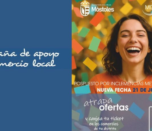 La campaña ‘Aplaza Ofertas’ cambia su fecha en Móstoles por mal tiempo