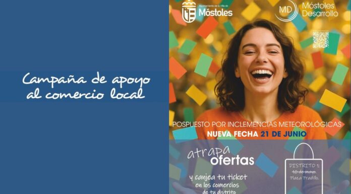 La campaña ‘Aplaza Ofertas’ cambia su fecha en Móstoles por mal tiempo