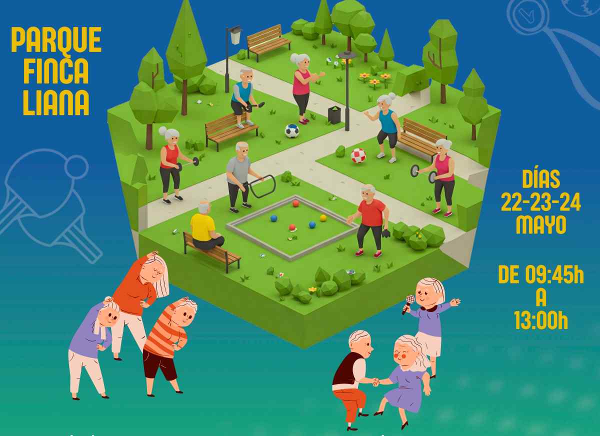 Envejecimiento activo en el Parque Finca Liana de Móstoles