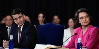 Abraham Duarte toma posesión como rector de la Universidad Rey Juan Carlos en Móstoles 