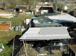 Comienza el derribo de las viviendas en el poblado de las Sabinas de Móstoles
