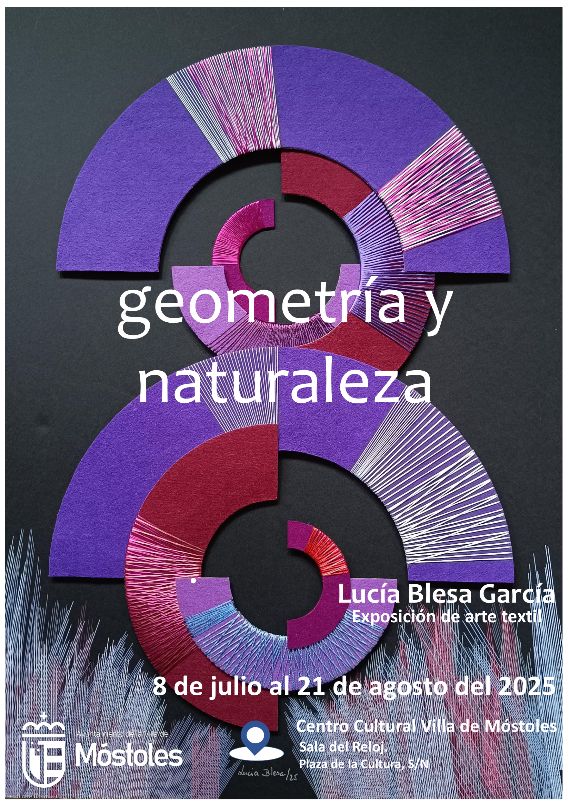 El arte de Lucía Blesa “Geometría y Naturaleza” se exhibirá en Móstoles a partir del 8 de julio
