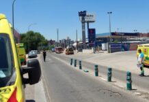 Una explosión de una gasolinera en Móstoles deja a un herido por quemaduras