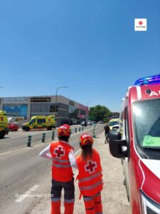Una explosión de una gasolinera en Móstoles deja a un herido por quemaduras