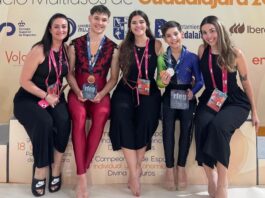 El Club Gimnasia Ciudad de Móstoles masculino entra en el medallero nacional por primera vez
