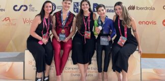 El Club Gimnasia Ciudad de Móstoles masculino entra en el medallero nacional por primera vez