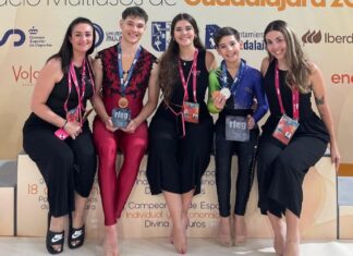 El Club Gimnasia Ciudad de Móstoles masculino entra en el medallero nacional por primera vez