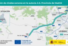 Una inversión de más de 12 millones contra el ruido de la A5 en Móstoles