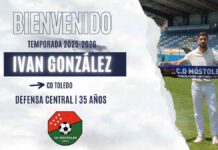 El parleño de 35 años llega para aportar veteranía y empaque a la defensa mostoleña. Iván González primer refuerzo para el proyecto 2025/26 del CD Móstoles.