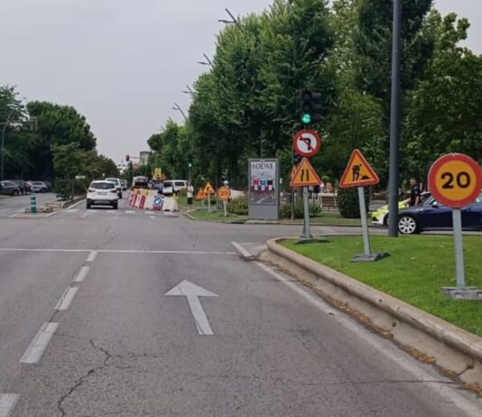 Comienzan las obras en Avenida de Portugal de Móstoles circulación limitada durante 45 días
