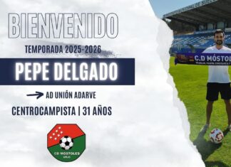 El CD Móstoles URJC anuncia el fichaje de Pepe Delgado