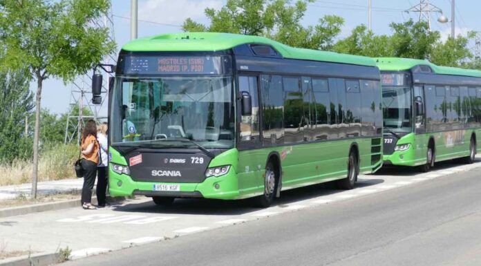 Refuerzan varias líneas de autobuses interurbanos para viajar a Madrid desde Móstoles