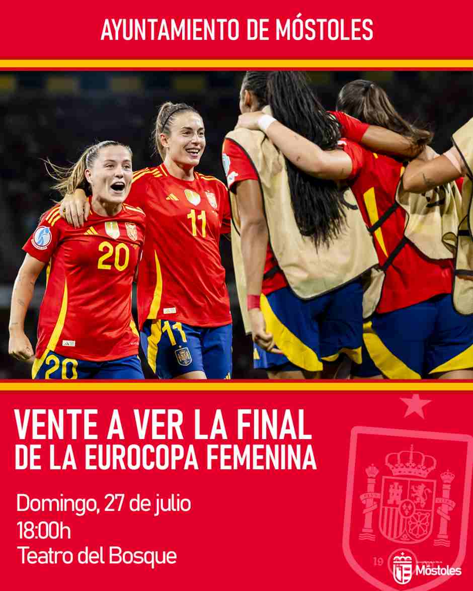 La final de la Eurocopa se vivirá a lo grande en el Teatro del Bosque de Móstoles