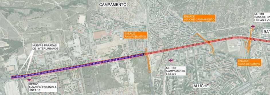 El alcalde de Móstoles anuncia un plan de reacondicionamiento del intercambiador de Cuatro Vientos