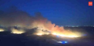 El incendio de Méntrida está en fase de control y perimetrado y los vecinos tienen las carreteras abiertas