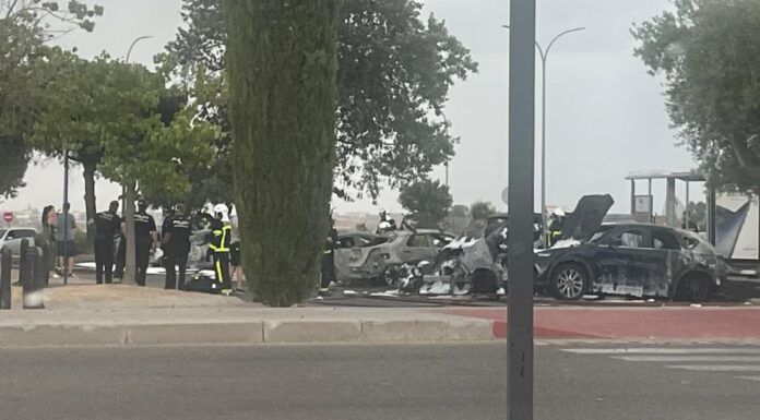 Un incendio en el parking de Xanadú pone a Móstoles en aviso