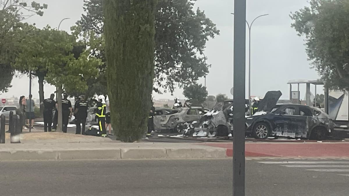 Un incendio en el parking de Xanadú pone a Móstoles en aviso