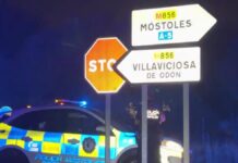 Un joven de 29 años fallece en Móstoles tras chocar su moto contra una señal