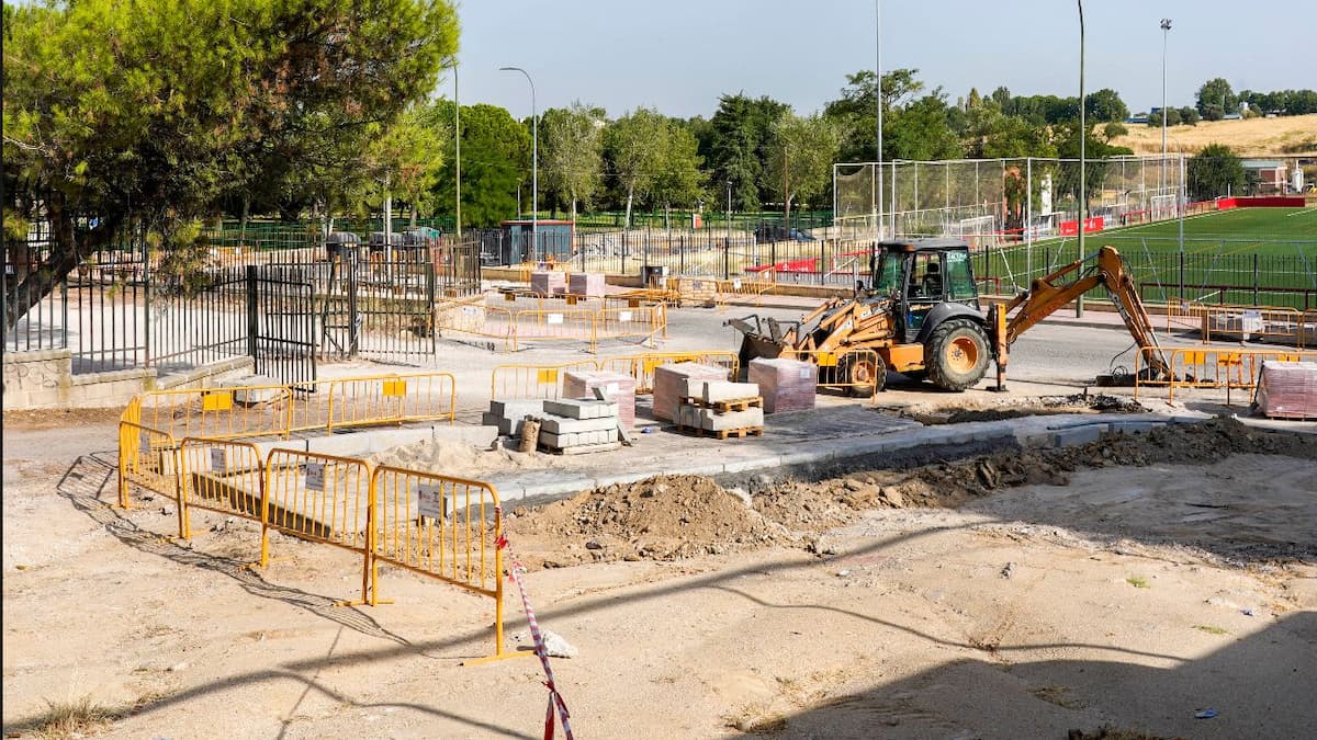 Agosto arranca con múltiples obras en Móstoles: reformas para mejorar los barrios