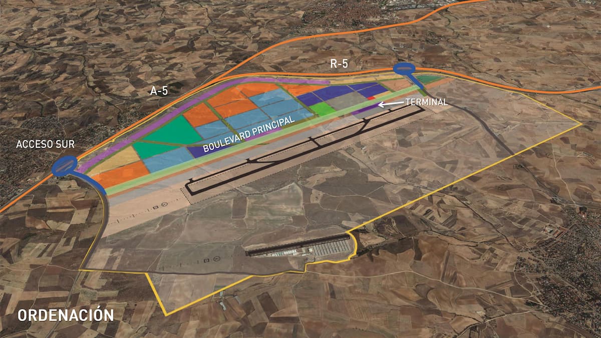 Así será el Air City Madrid Sur, el nuevo aeropuerto que estará a solo 20 minutos de Móstoles