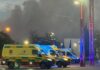 Un incendio en Tres Cantos deja nubes de humo y ceniza en Móstoles