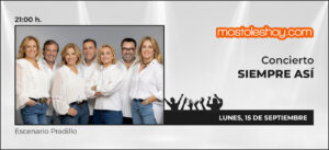 Beret será el protagonista de la noche del lunes 15 de septiembre en Móstoles