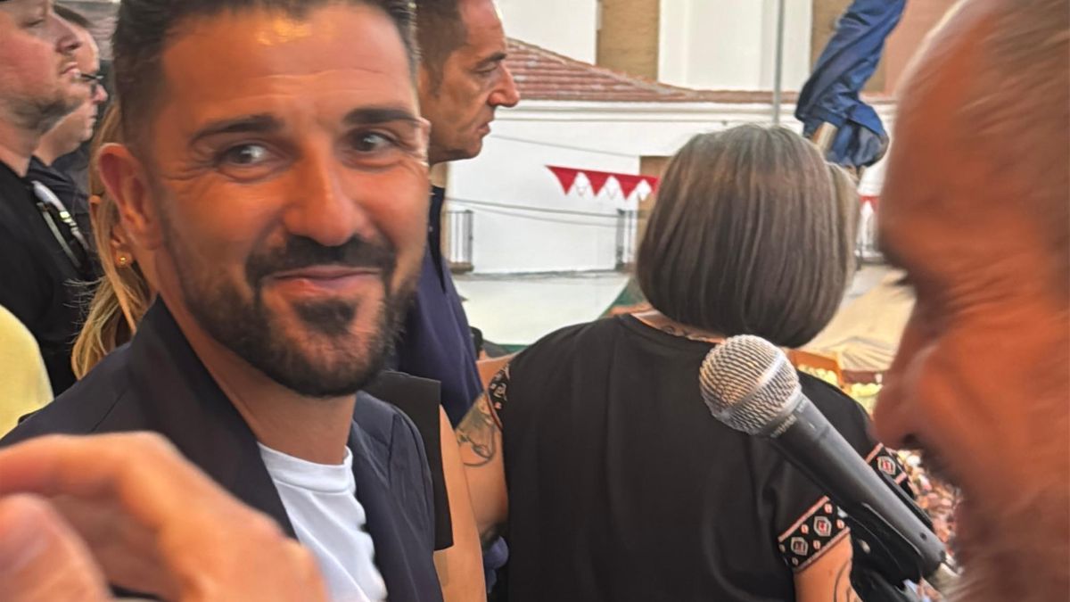 David Villa en Móstoles