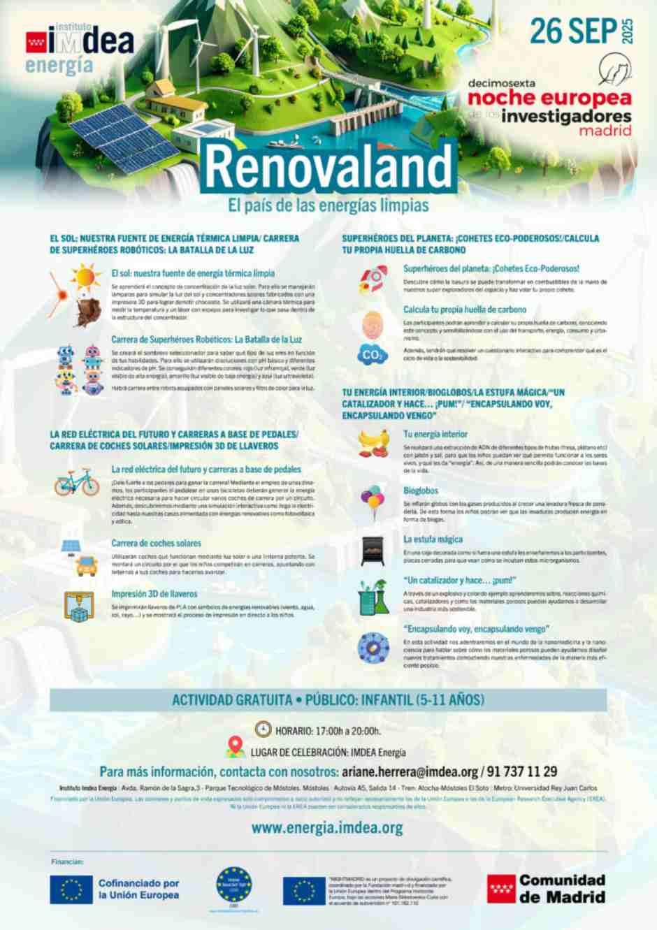 El país de las energías limpias en Móstoles