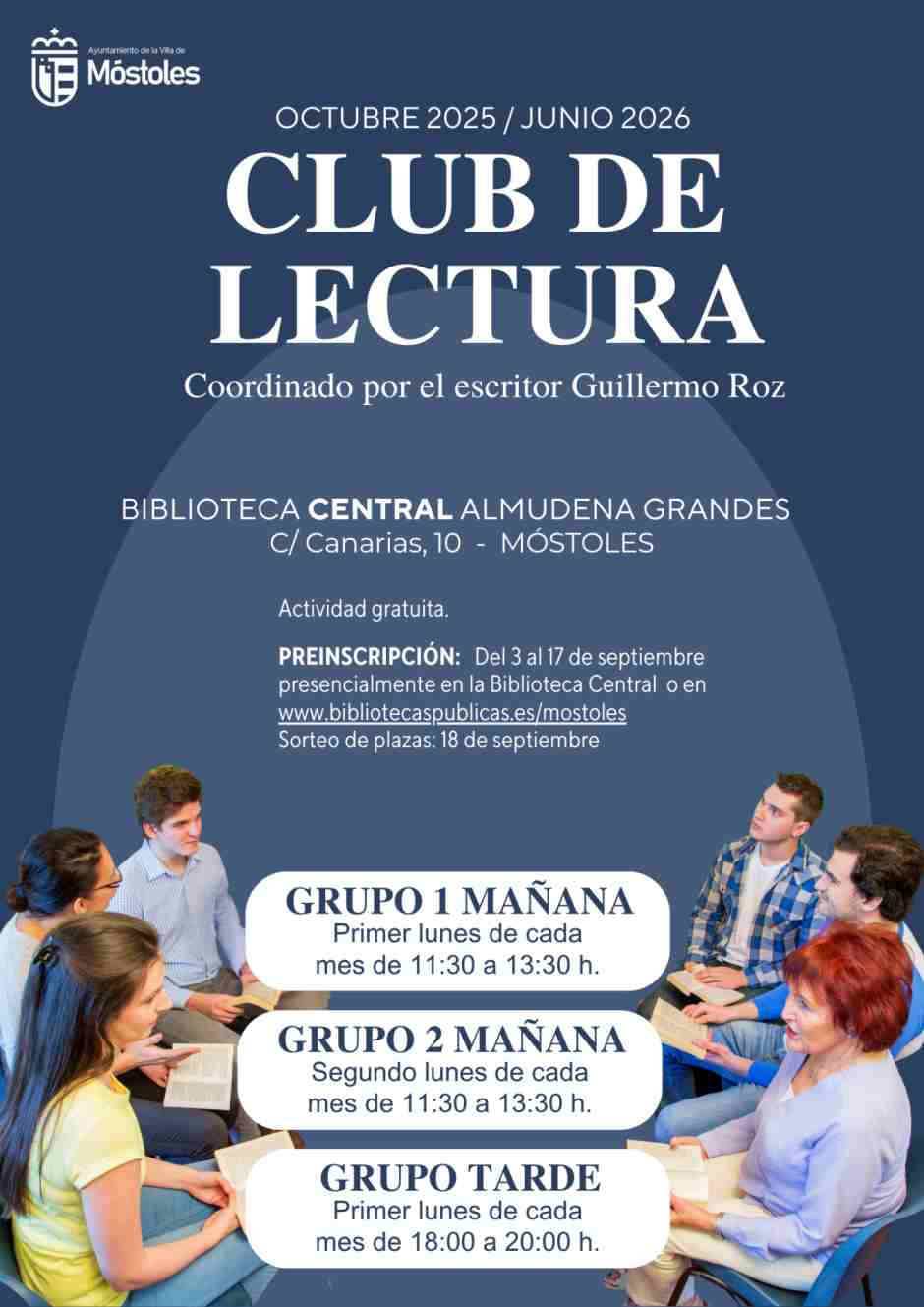 Comienzan las programaciones para adultos en la Biblioteca Central Almudena Grandes de Móstoles