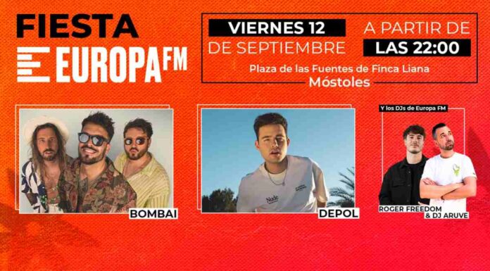 Las Fiestas de Móstoles bailarán al ritmo de la Fiesta Europa FM