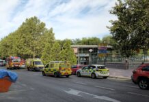 Un joven resulta herido tras caer a las vías en la estación de Universidad Rey Juan Carlos en Móstoles
