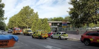 Un joven resulta herido tras caer a las vías en la estación de Universidad Rey Juan Carlos en Móstoles
