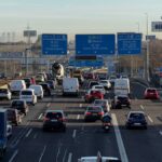 Un accidente en la A-5 provoca retenciones de más de tres kilómetros a la altura de Móstoles