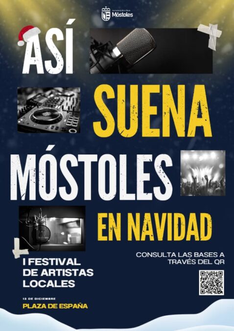 Móstoles tendrá un festival de música en las fiestas de Navidad