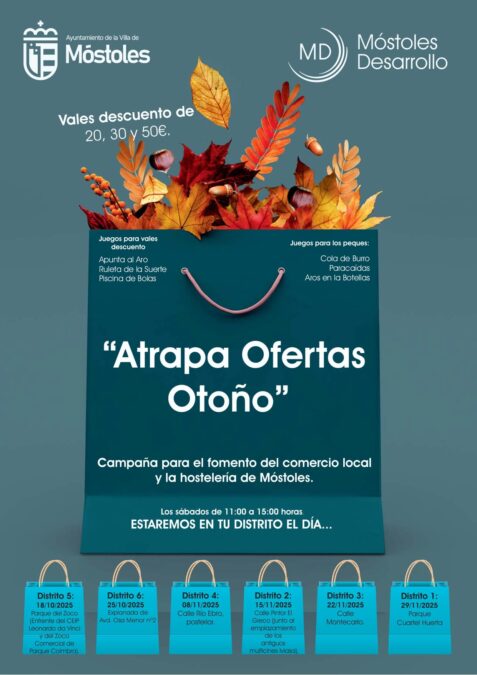 Qué hacer gratis este fin de semana en Móstoles: The Burger Cup, la llegada de Halloween y mucho más.