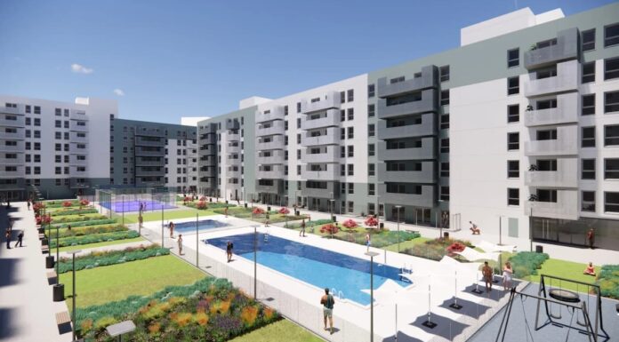Avanza la construcción de 606 viviendas en el PAU-4 Móstoles con los primeros paneles industrializados Avanza la construcción de 606 viviendas en el PAU-4 Móstoles con los primeros paneles industrializados