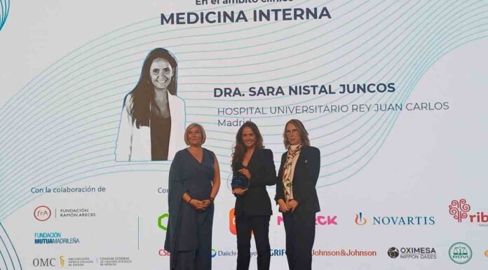 Sara Nistal, del Hospital Rey Juan Carlos de Móstoles, Premio Liderazgo Sanitario Clínico 2025 Sara Nistal, del Hospital Rey Juan Carlos de Móstoles, Premio Liderazgo Sanitario Clínico 2025