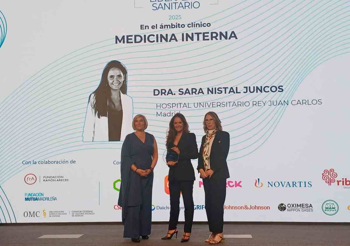 Sara Nistal, del Hospital Rey Juan Carlos de Móstoles, Premio Liderazgo Sanitario Clínico 2025
