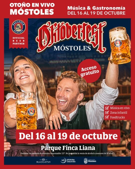 Qué hacer gratis este fin de semana en Móstoles: Oktoberfest, la XIX Gala del Deporte y mucho más