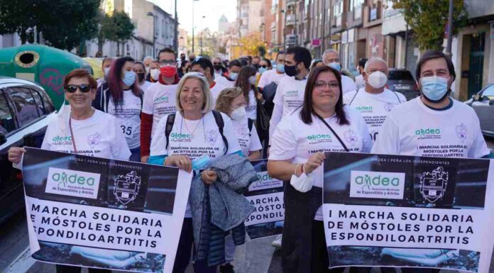 Móstoles camina frente a la espondiloartritis en octubre Móstoles camina frente a la espondiloartritis en octubre