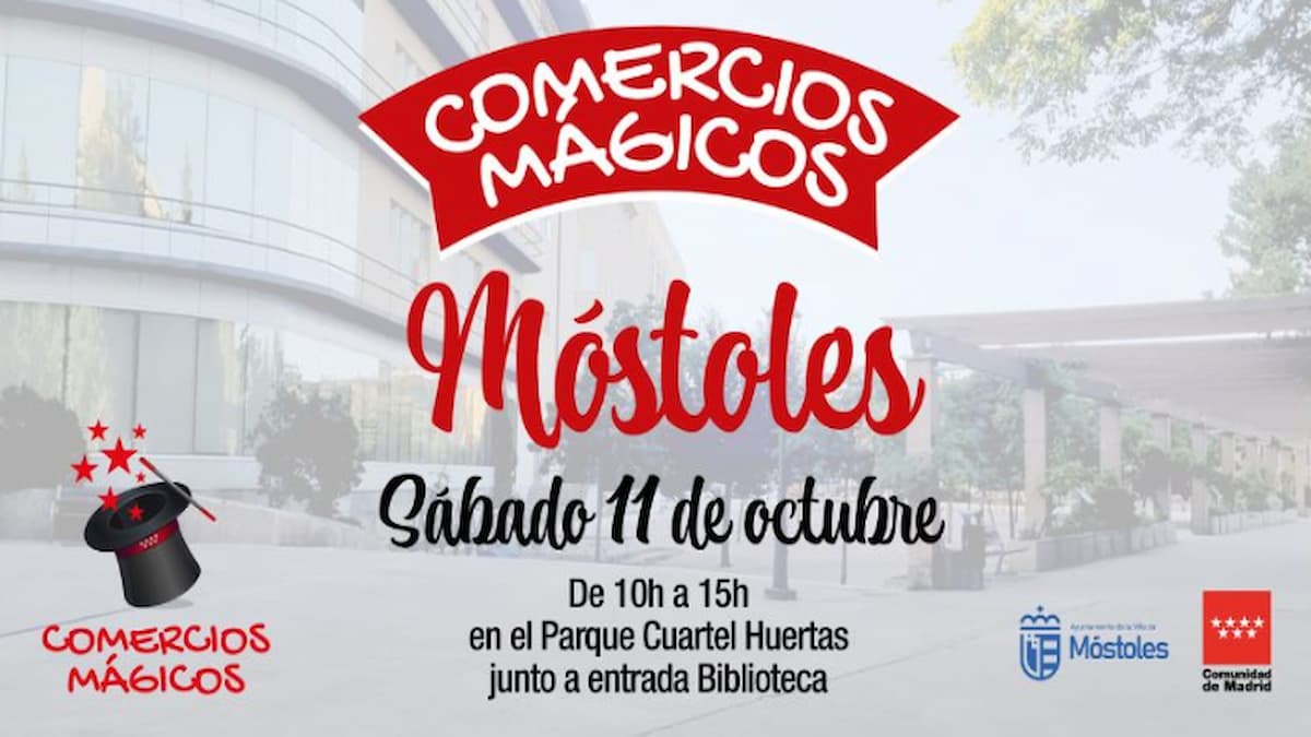 Regresan los Comercios Mágicos a Móstoles este fin de semana con más de 260 negocios locales