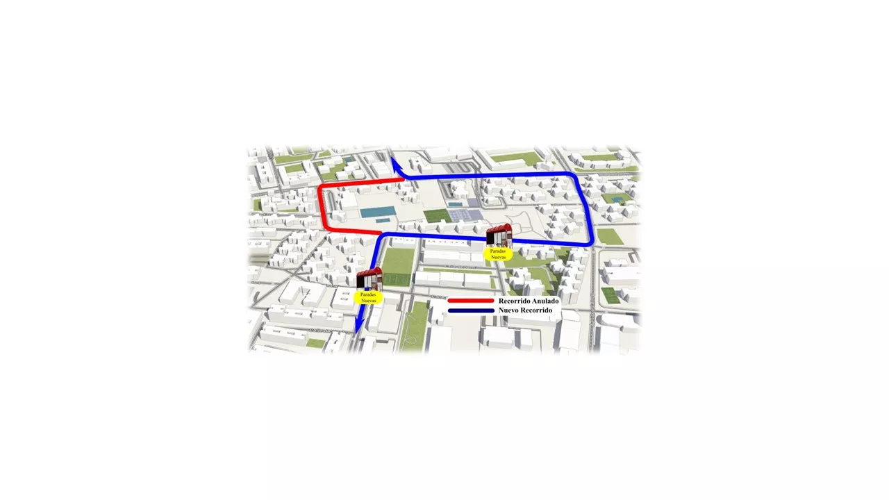 Gran noticia en el transporte de Móstoles: la L1 y la L4 modifican su recorrido para mejorar la circulación. Recorrido de la Línea 1 publicado en Arriva