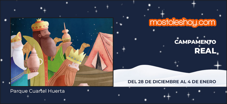 Campamento Real Fiestas Navidad Móstoles 2025