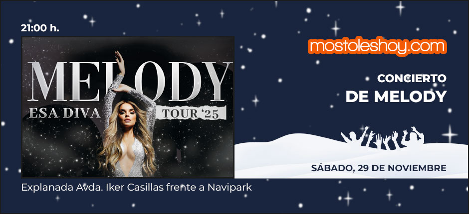 Concierto de Melody | Programa Fiestas de Navidad Móstoles 2025