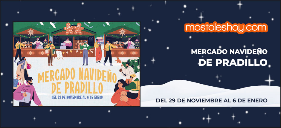 Mercado navideño Pradillo | Programa Fiestas de Navidad Móstoles 2025