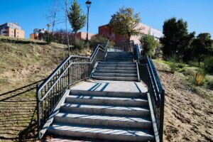Móstoles estrena un nuevo acceso peatonal a Alcorcón a través del Parque Prado Ovejero