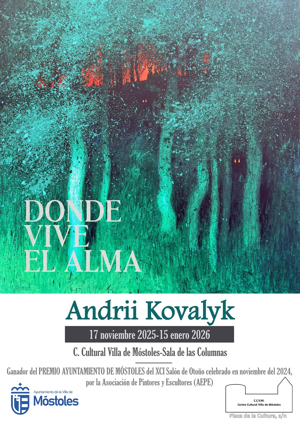 Andrii Kovalyk llega al Centro Cultural Villa de Móstoles con una exposición artística espectacular