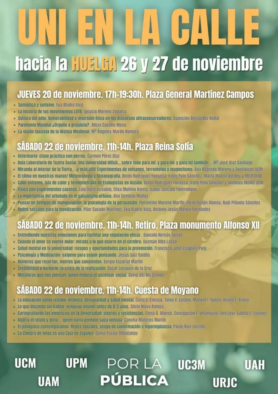 Convocados dos días de huelga en la educación pública que afectan a Móstoles